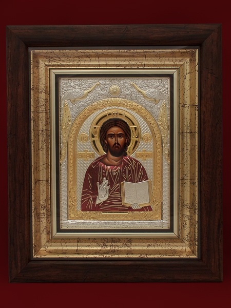 Сребърна икона Исус Христос - 501085