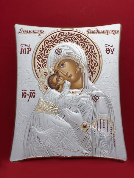 Сребърна икона - Пресвета Богородица - 146TBR1FWD